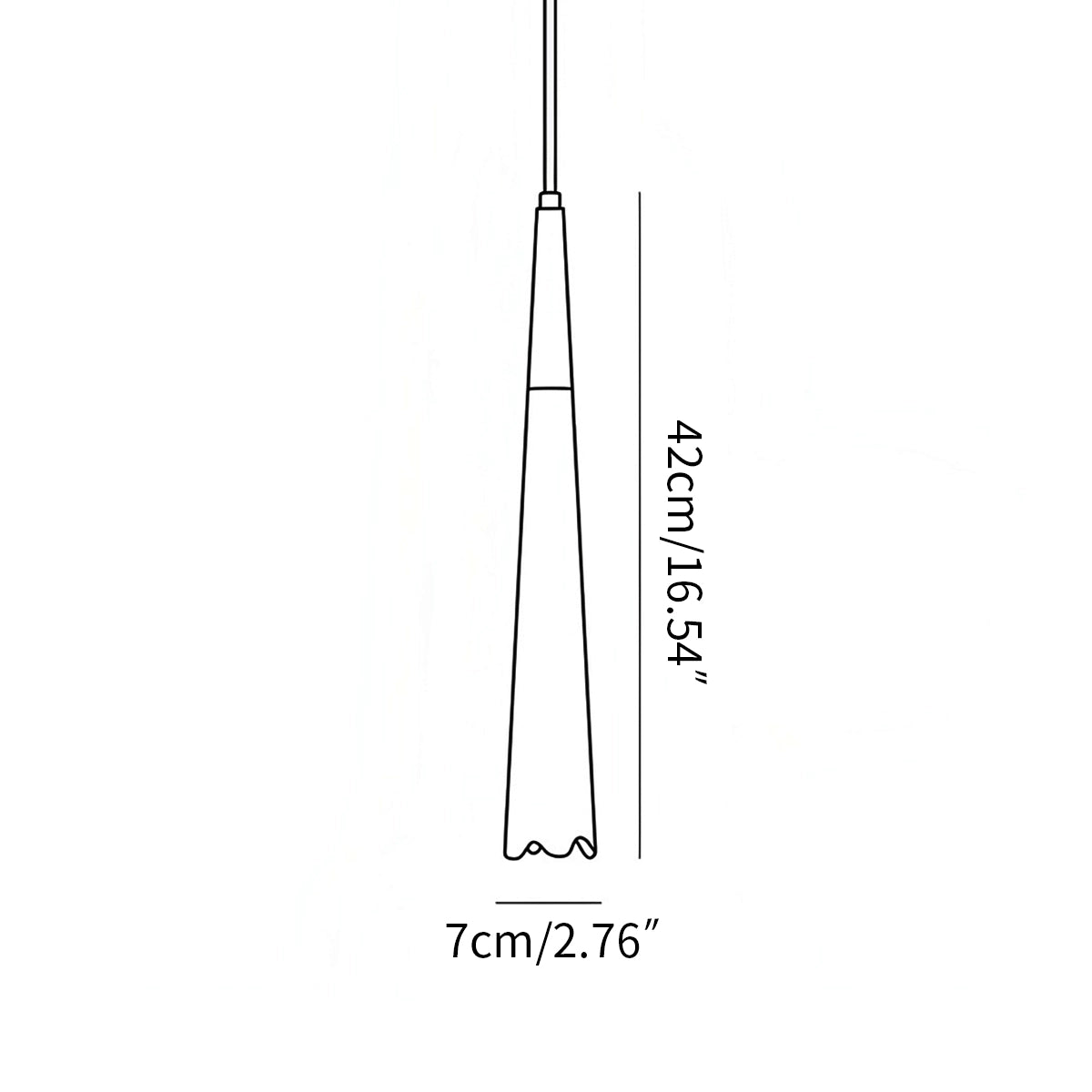 Antizer Concrete Pleated Pendant Lamp for Bedroom