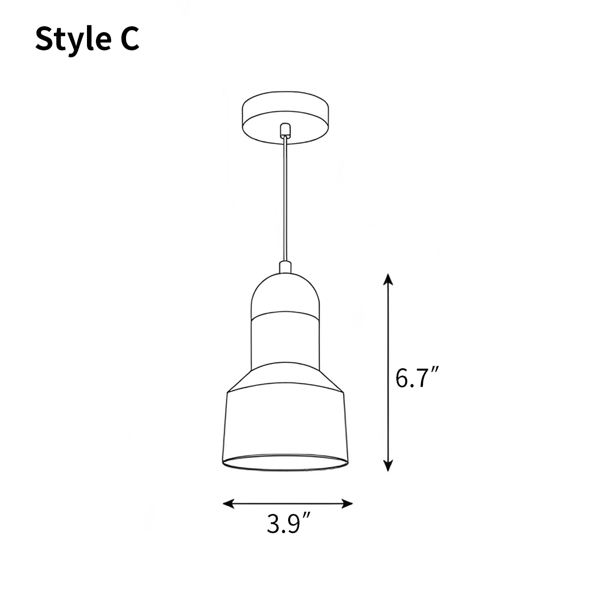 Antizer Travertine Pendant Lamp for Dining Area