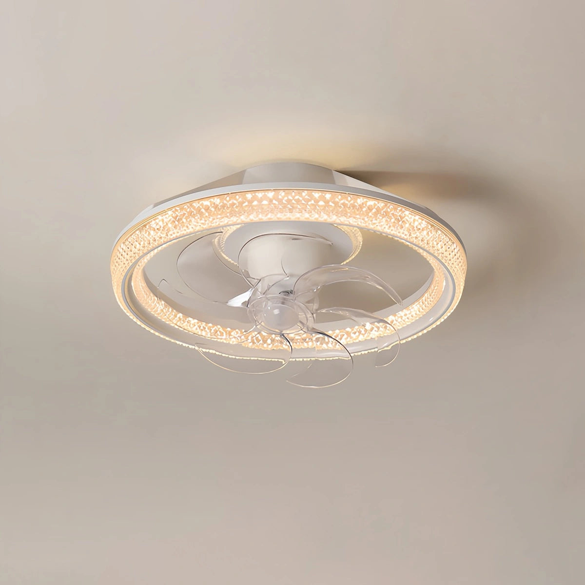 Antizer Creative Circular LED Ceiling Fan Light