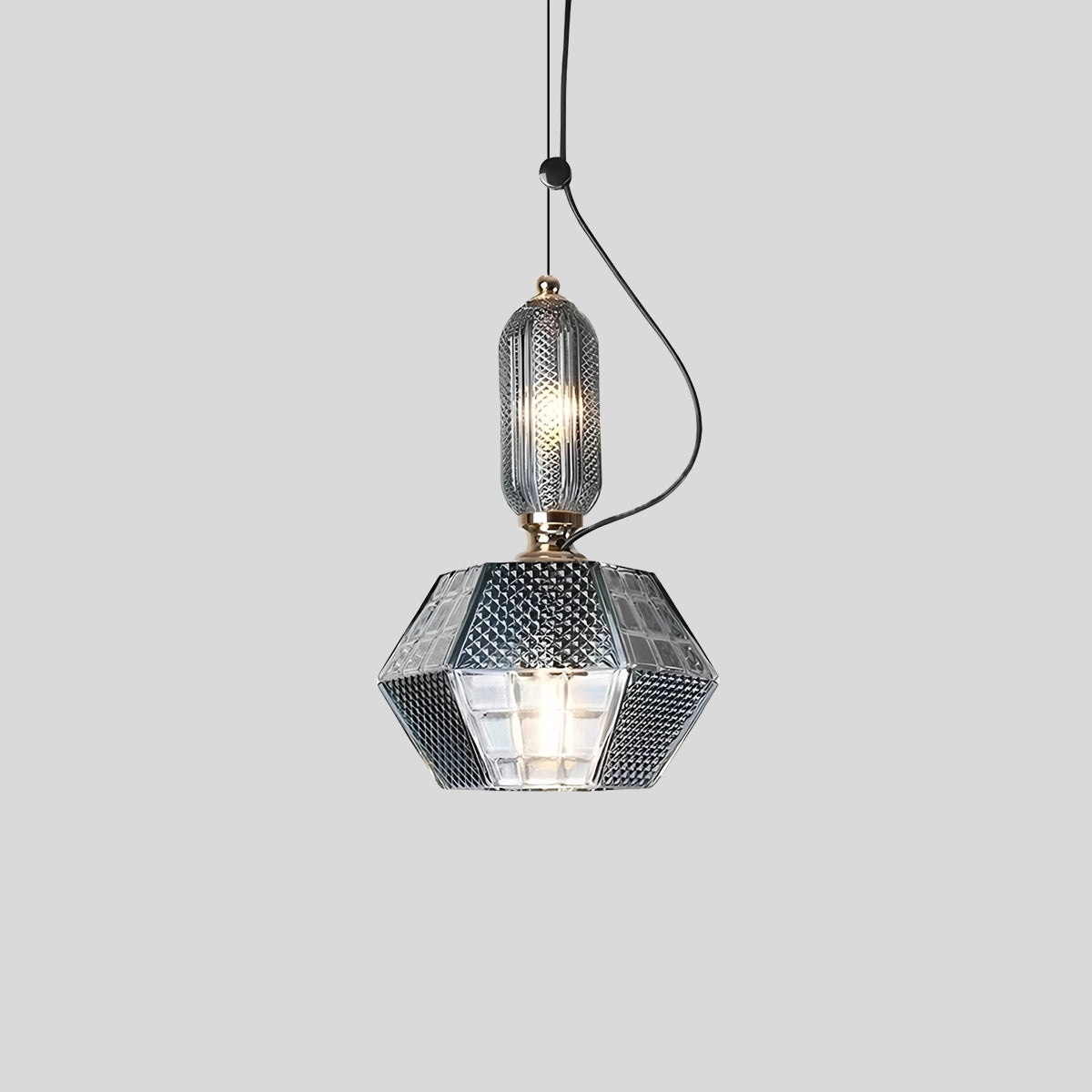 Antizer Nordic Retro Glass Pendant Light for Dining Room