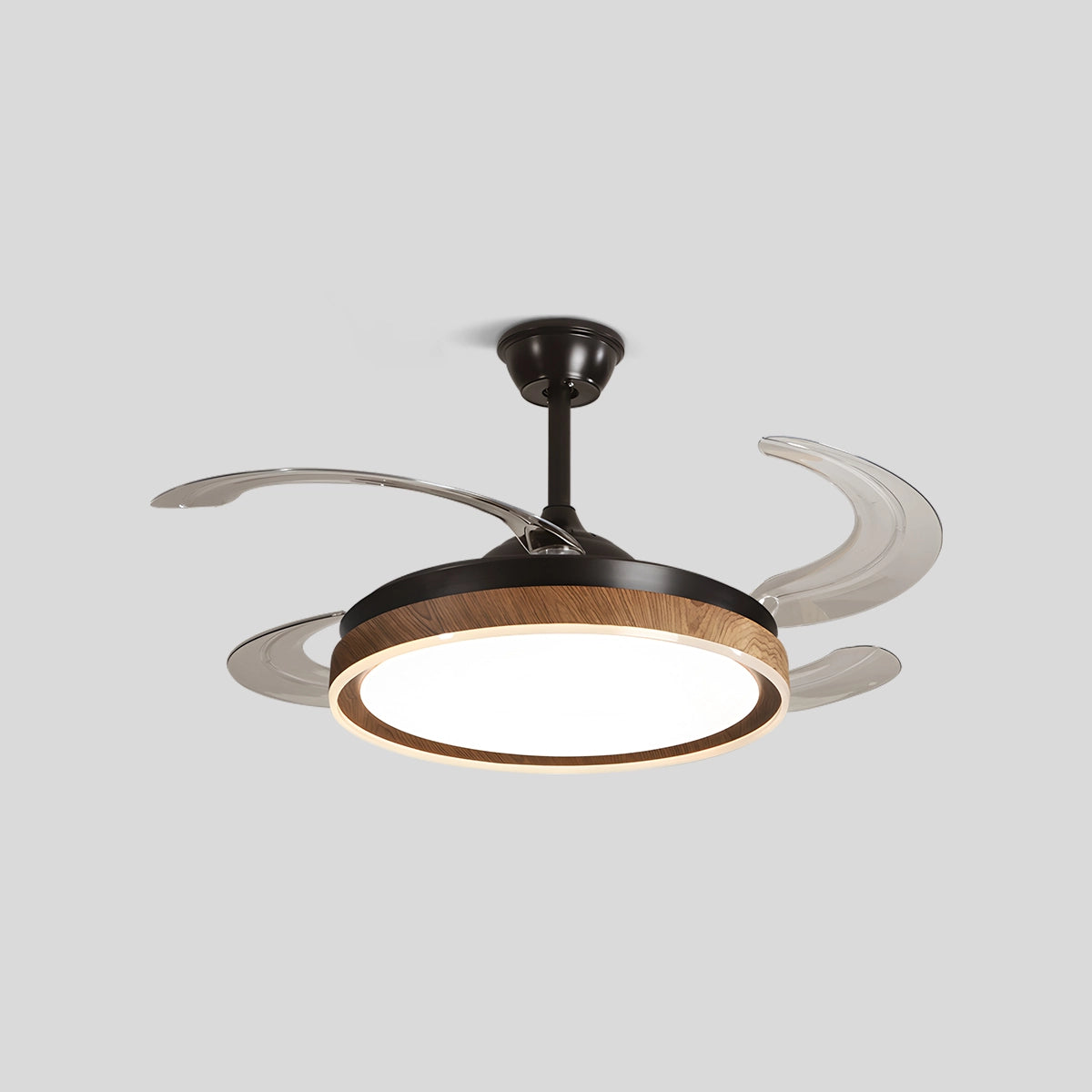 Antizer Retractable Blade Ceiling Fan with Light