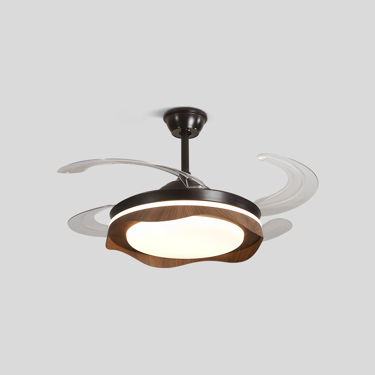 Antizer Retractable Blade Ceiling Fan with Light