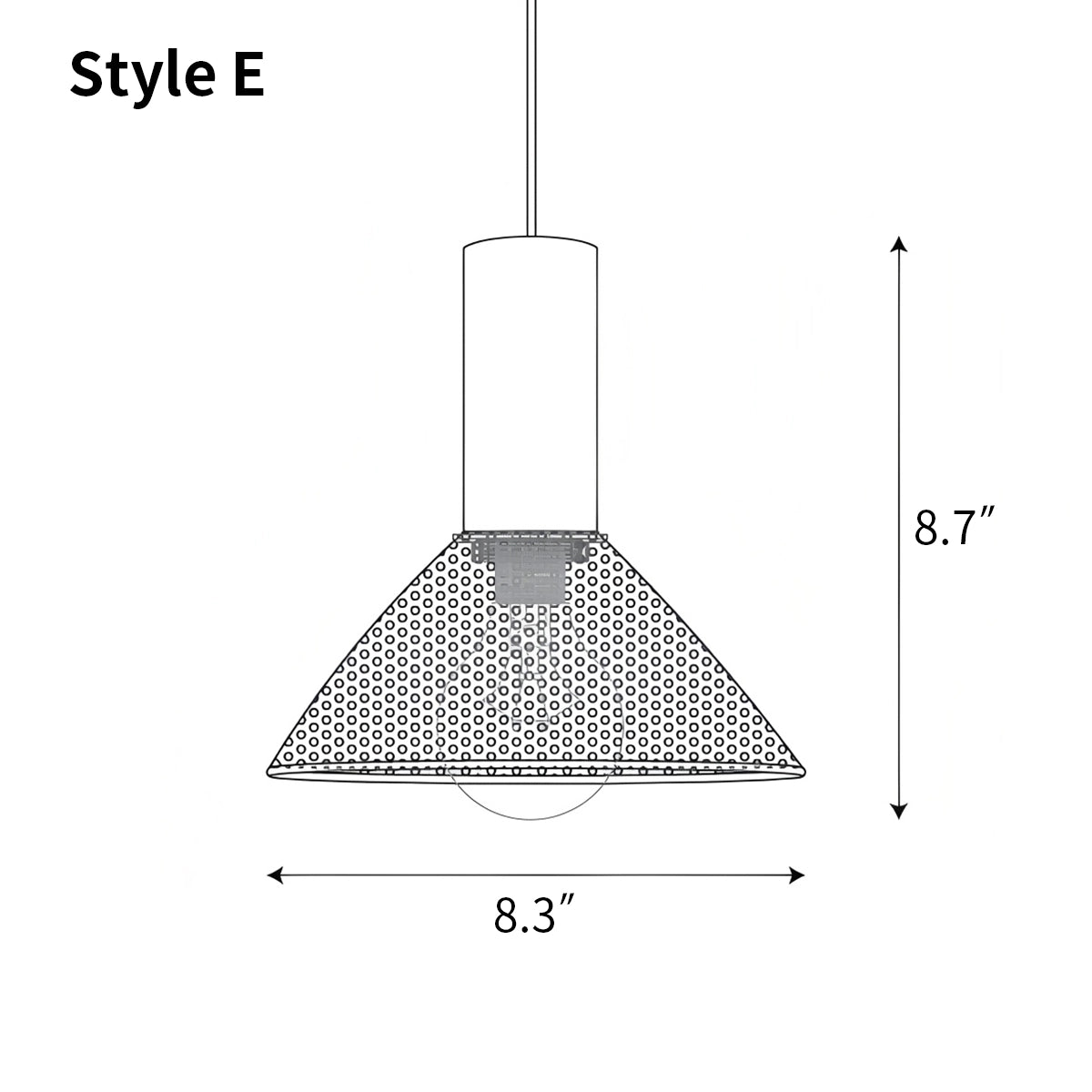 Antizer Concrete Industry Pendant Lamp for Kitchen