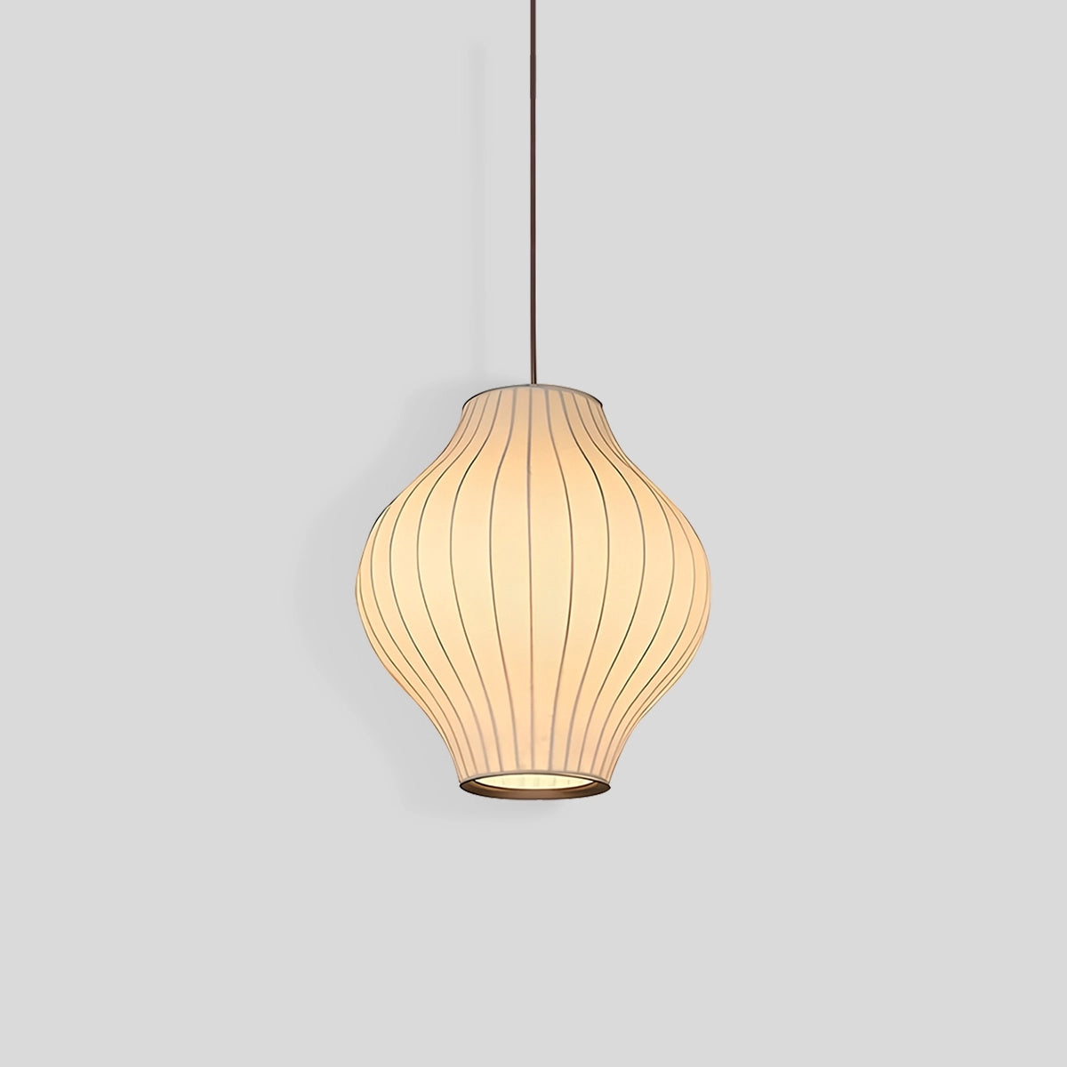 Antizer Vintage LED Silk Lantern Pendant Light