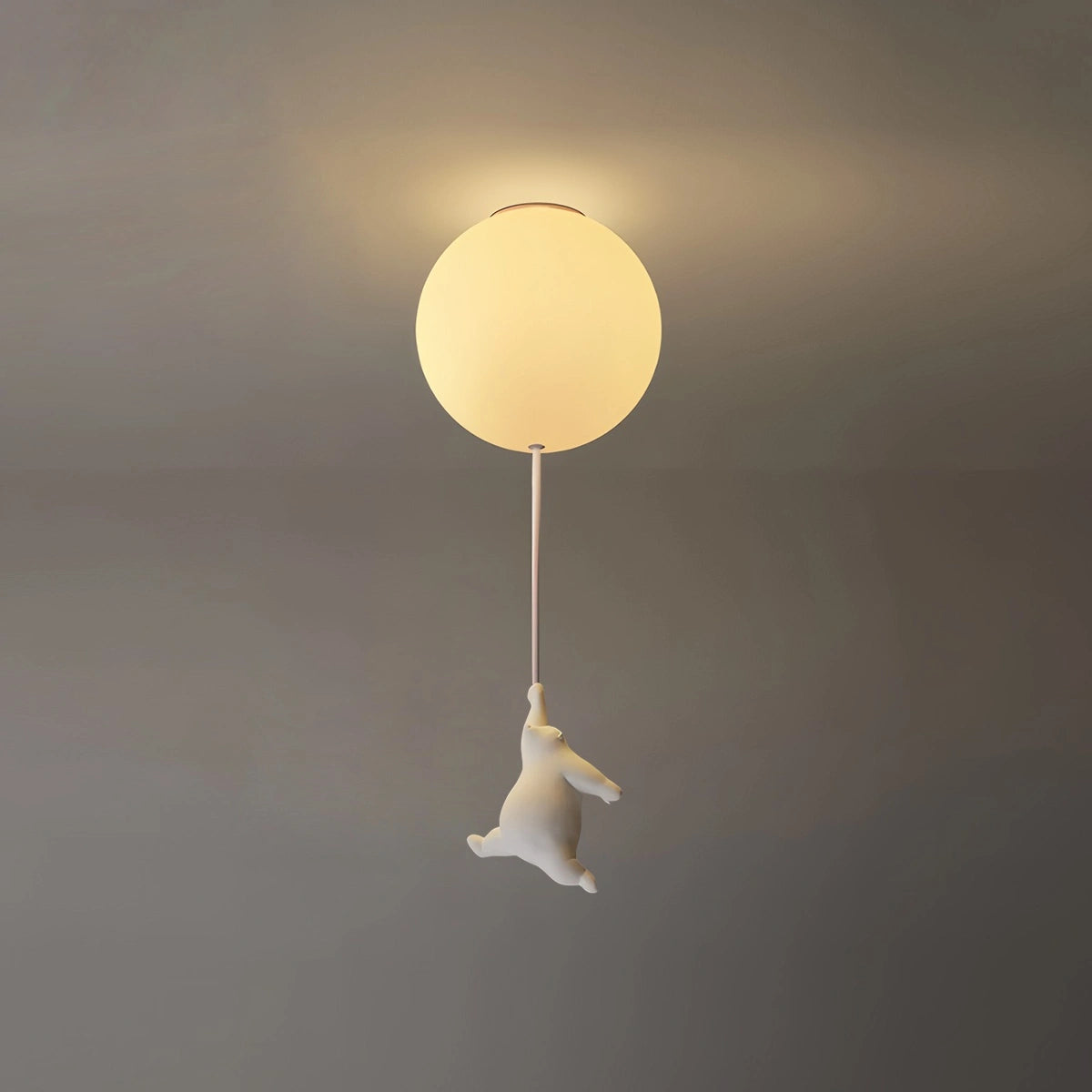 Antizer Modern Cartoon Balloon Bear Ceiling Light