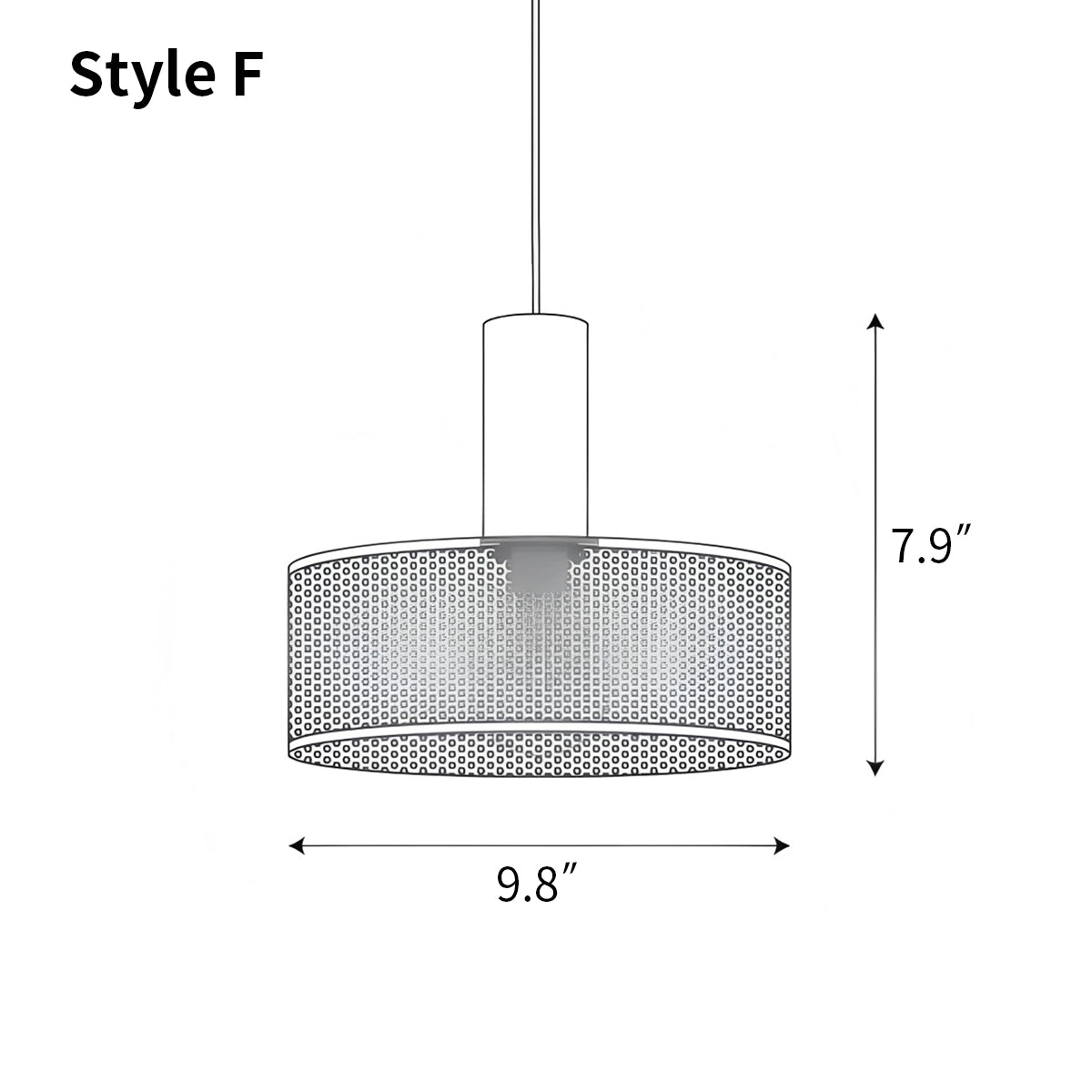 Antizer Concrete Industry Pendant Lamp for Kitchen