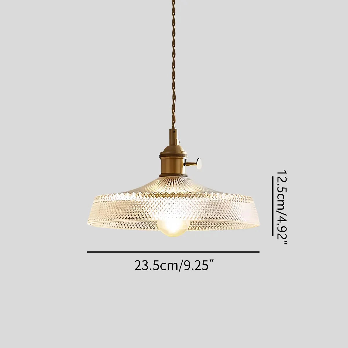 Antizer Isabel Glass Pendant Light for Kitchen Island
