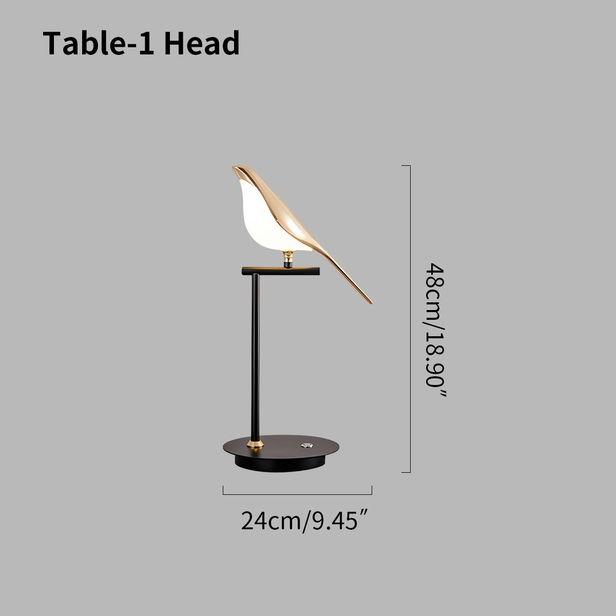 Antizer Modern Gold Birds LED Chandelier