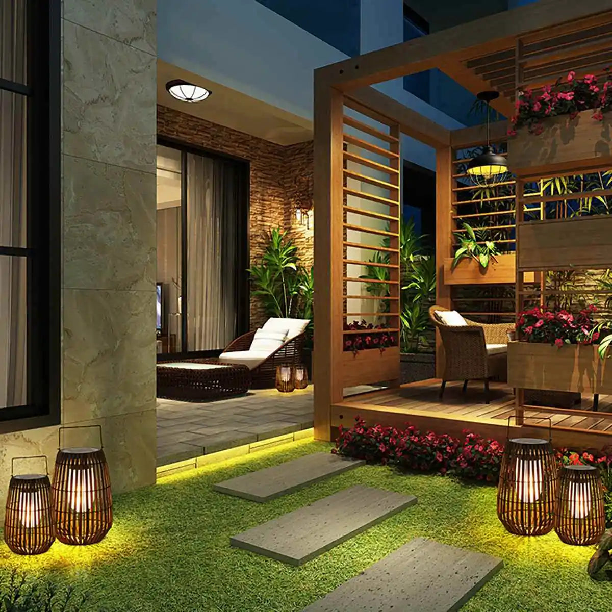 Antizer Tengbian Portable Lawn Outdoor Lamp