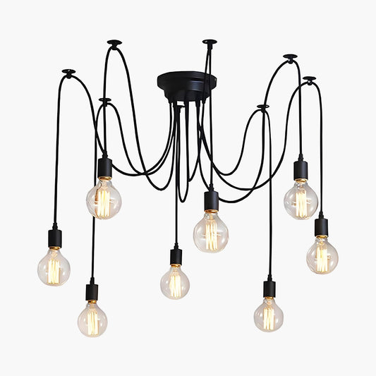 Antizer Alfie Vintage Multiple Light Bulbs Chandelier