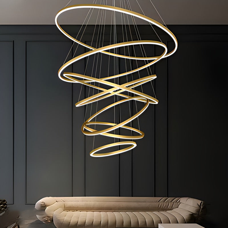 Tiered Ring Chandelier