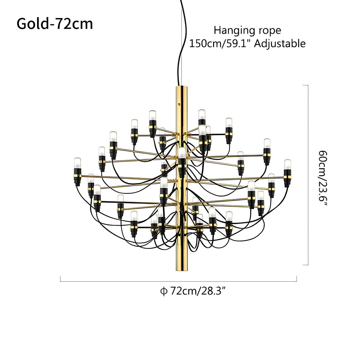 Tiered Modern Candle Chandelier