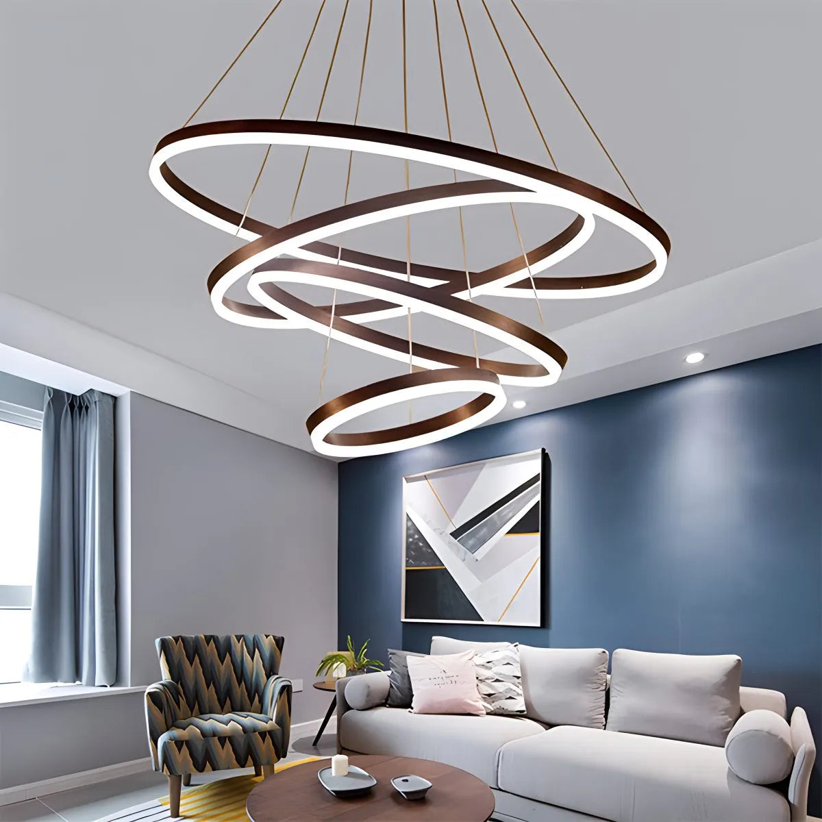 Tiered Ring Chandelier