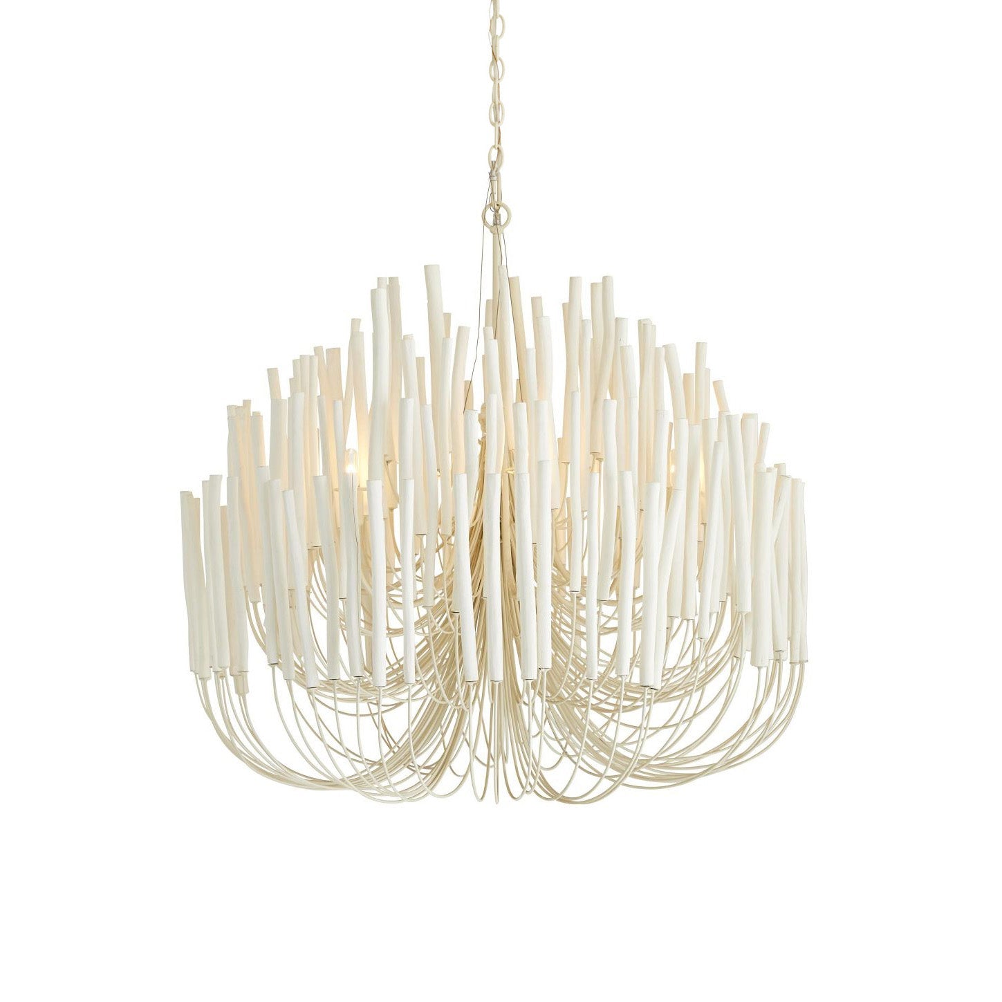 Modern Organic Twiggy Chandelier - Elegant Metal Branch Design Statement Lighting