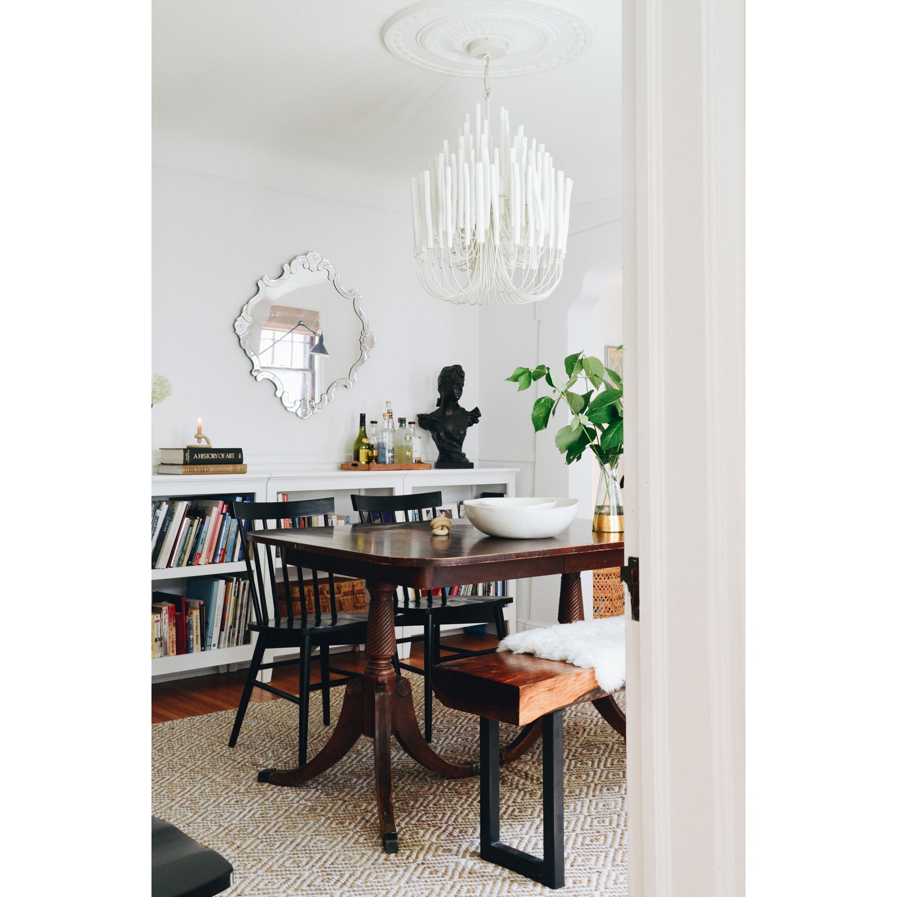 Modern Organic Twiggy Chandelier - Elegant Metal Branch Design Statement Lighting