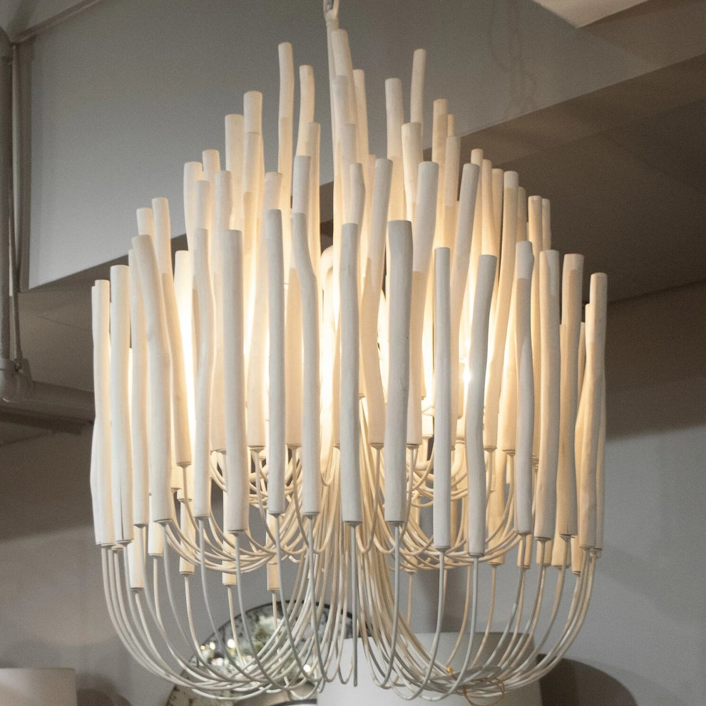 Modern Organic Twiggy Chandelier - Elegant Metal Branch Design Statement Lighting