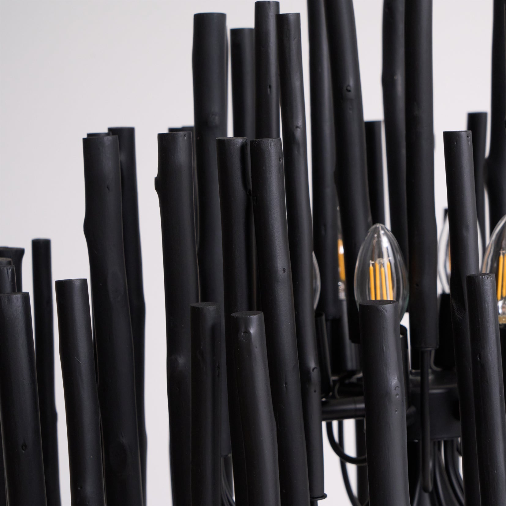 Modern Organic Twiggy Chandelier - Elegant Metal Branch Design Statement Lighting