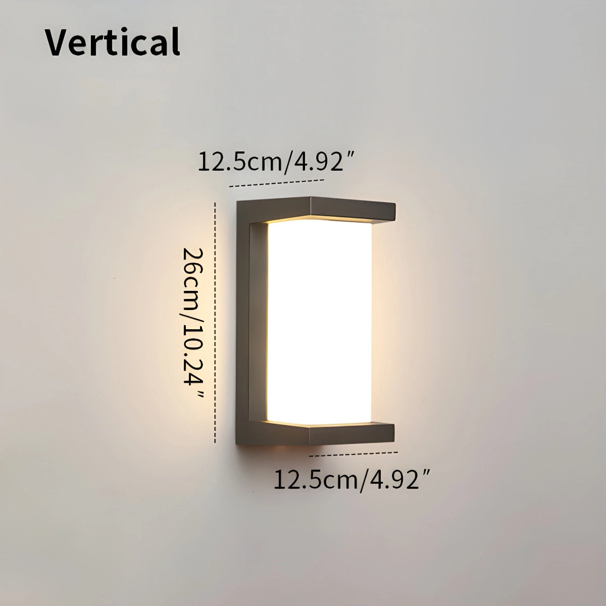 Antizer Modern Outdoor LED Waterproof Wall Sconce Porch Light