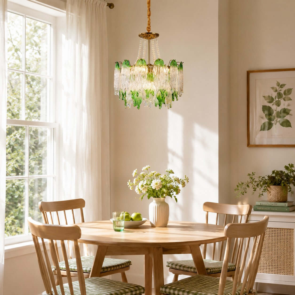 Antizer French Luxury Irregular Glass Chandelier