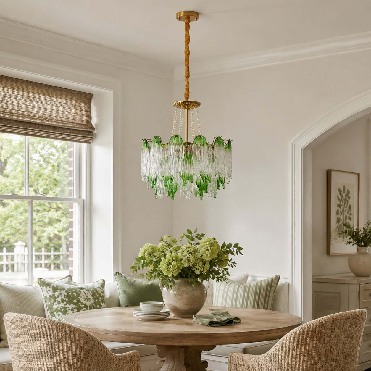 Antizer French Luxury Irregular Glass Chandelier
