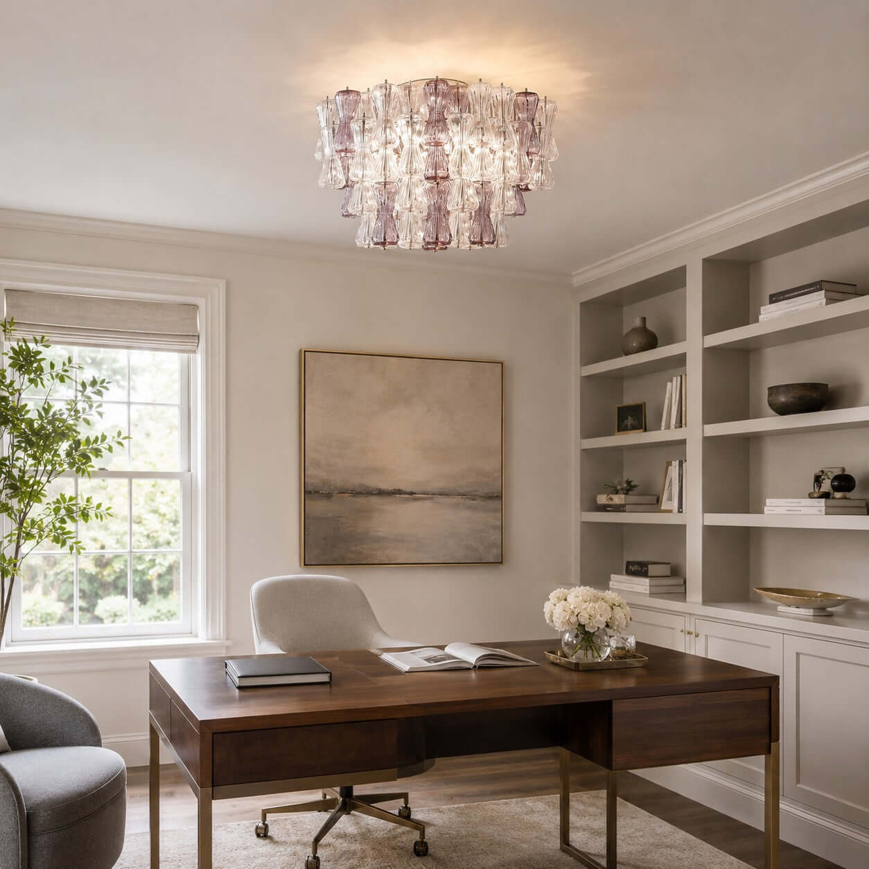 Antizer Modern Murano Glass Ceiling Light