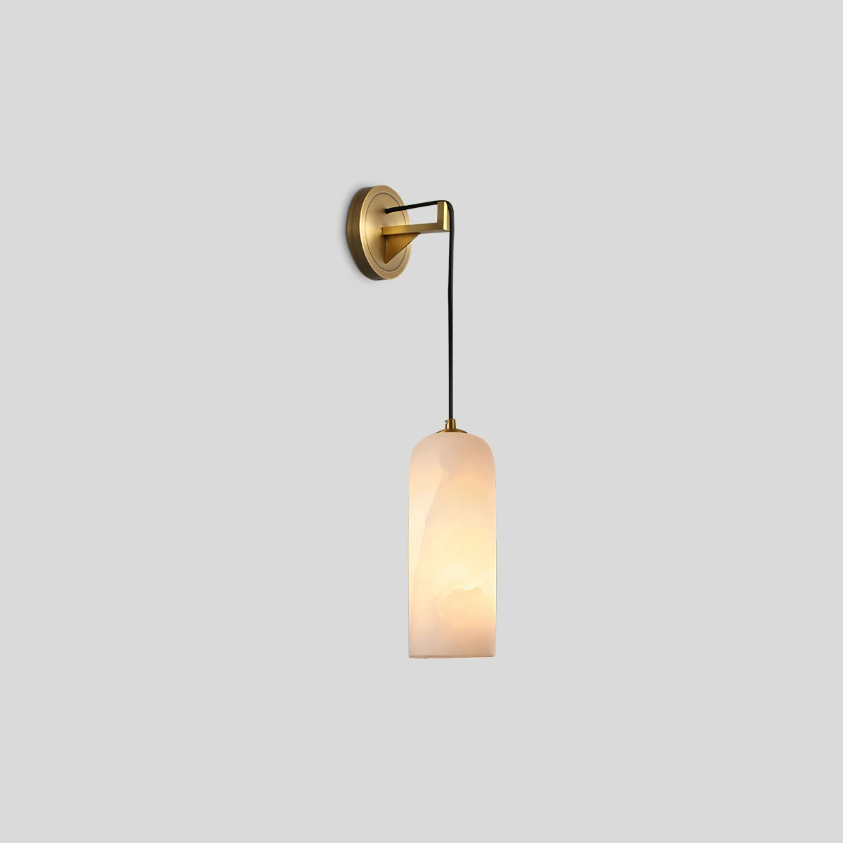 Antizer Modern All Copper Spanish Alabaster Pendant Light