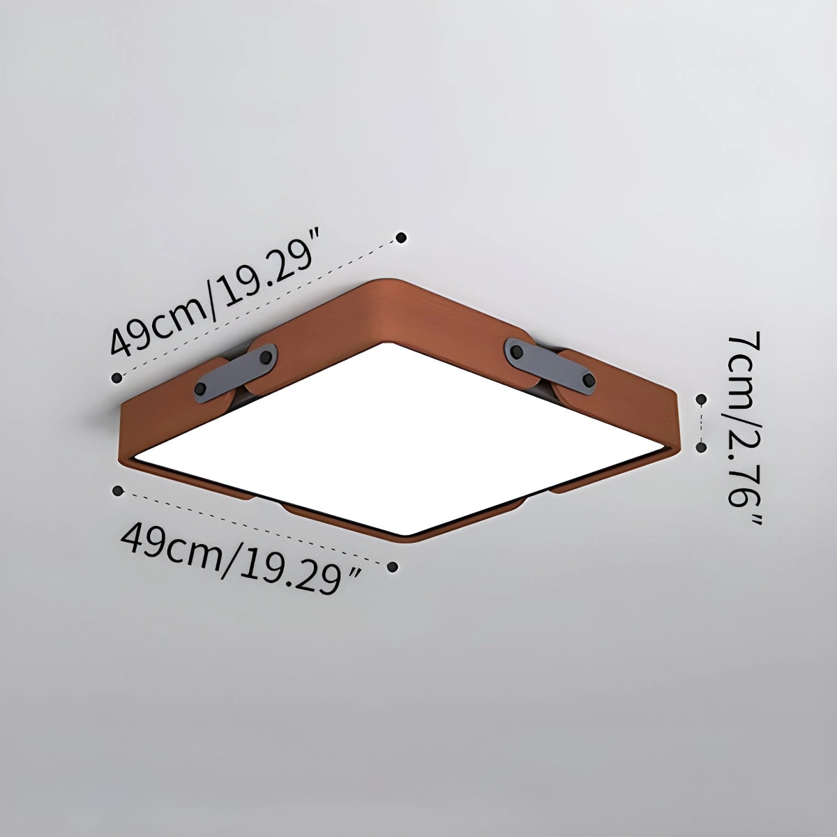 Antizer Nordic Wood Ceiling Light for Bedroom