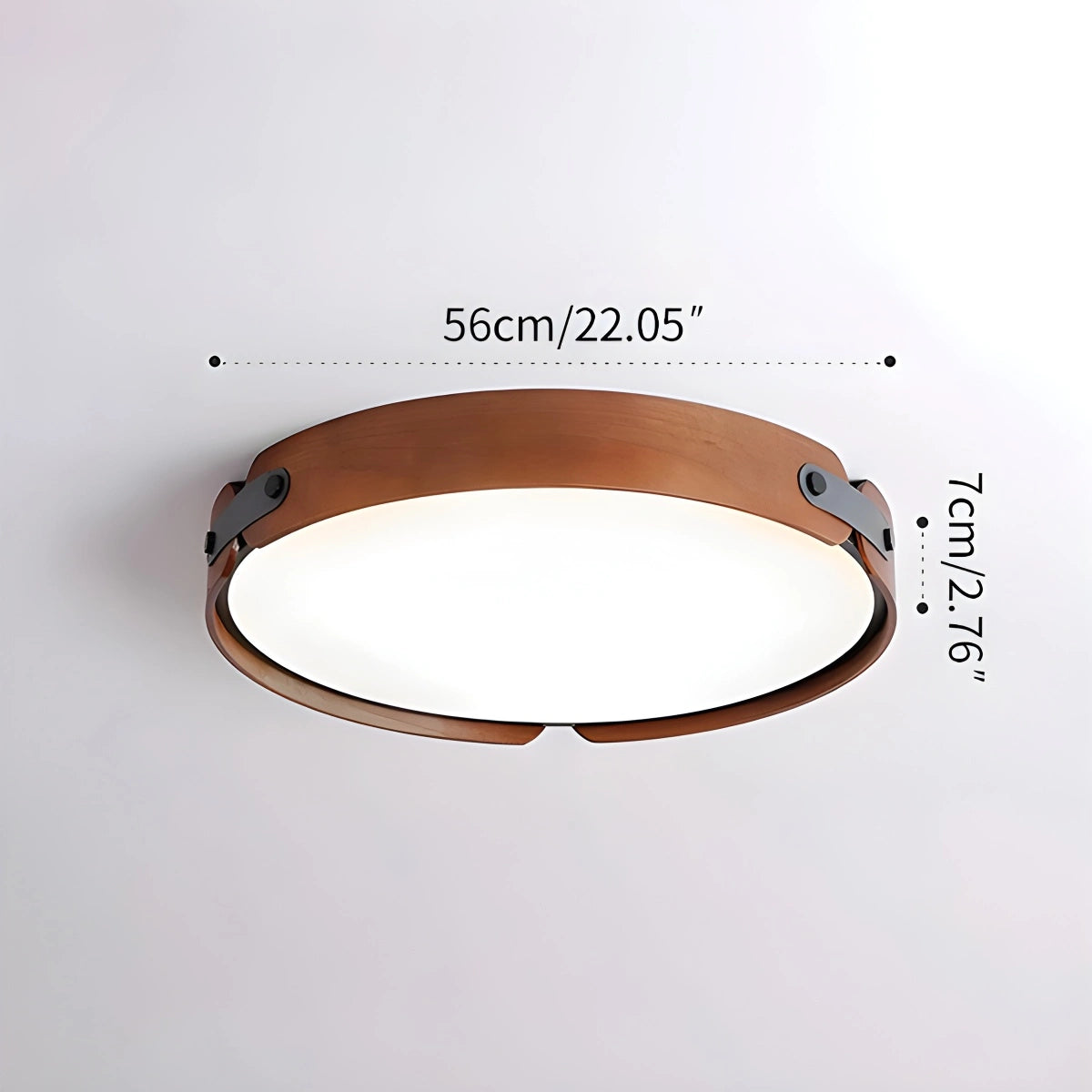 Antizer Nordic Wood Ceiling Light for Bedroom