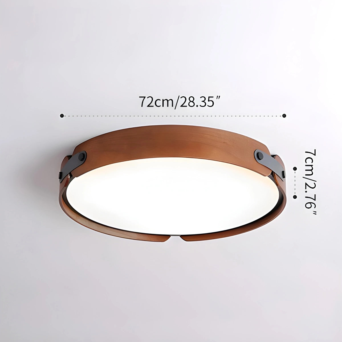 Antizer Nordic Wood Ceiling Light for Bedroom