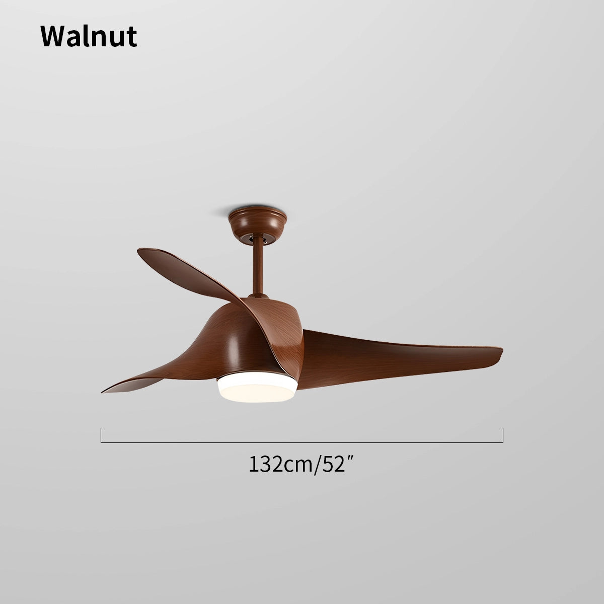 Antizer Propeller Ceiling Fan Lamp for Dining Room