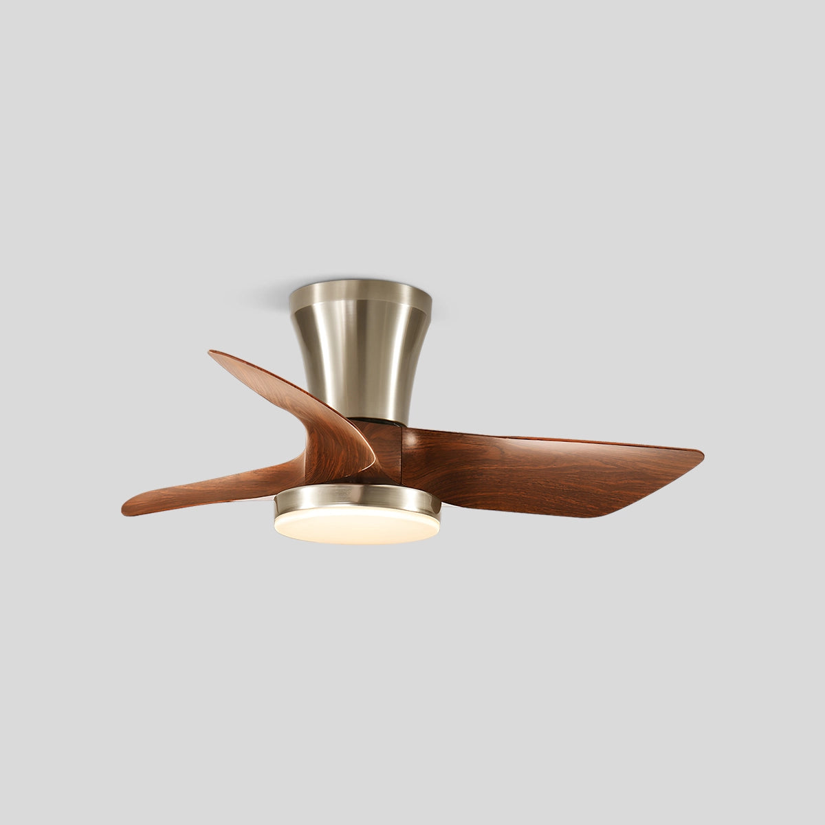 Antizer Nordic LED Ceiling Fan with Light for Living Room