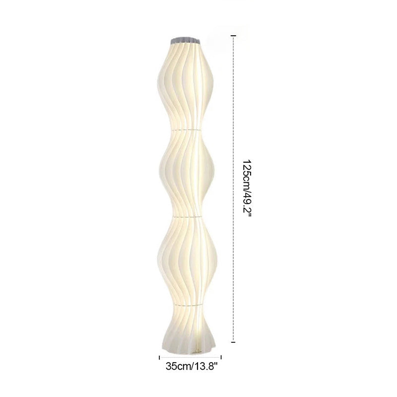 Wave Column Floor Lamp