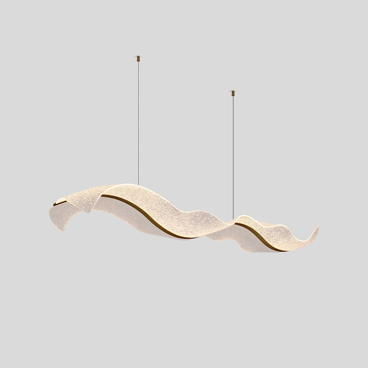 Antizer Modern LED Wave Acrylic Chandelier