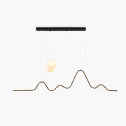 Antizer Louise Minimalist Wavy Pendant Light for Dining Room