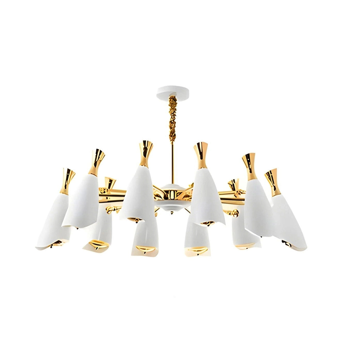 Antizer Nordic Postmodern Trumpet Chandelier