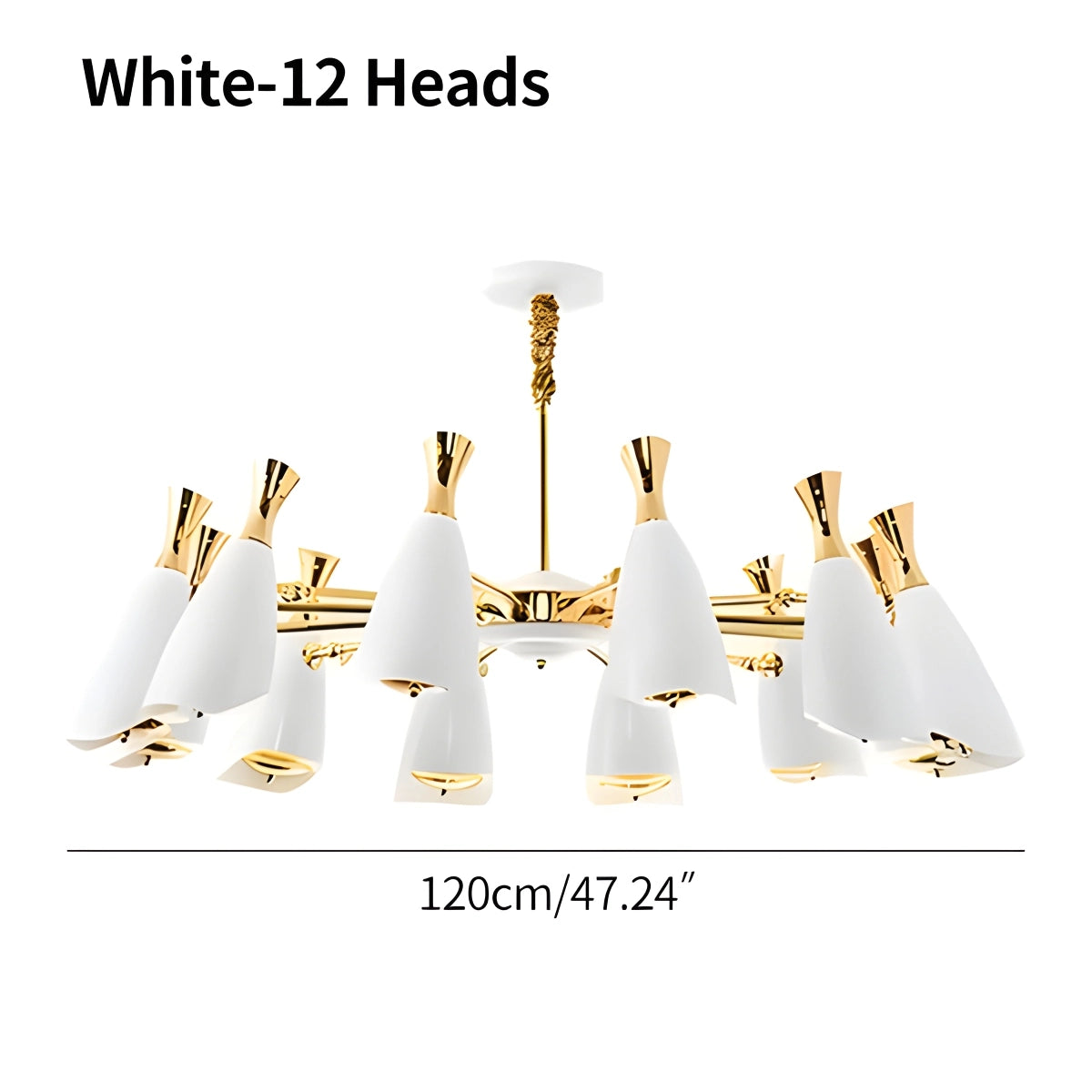 Antizer Nordic Postmodern Trumpet Chandelier