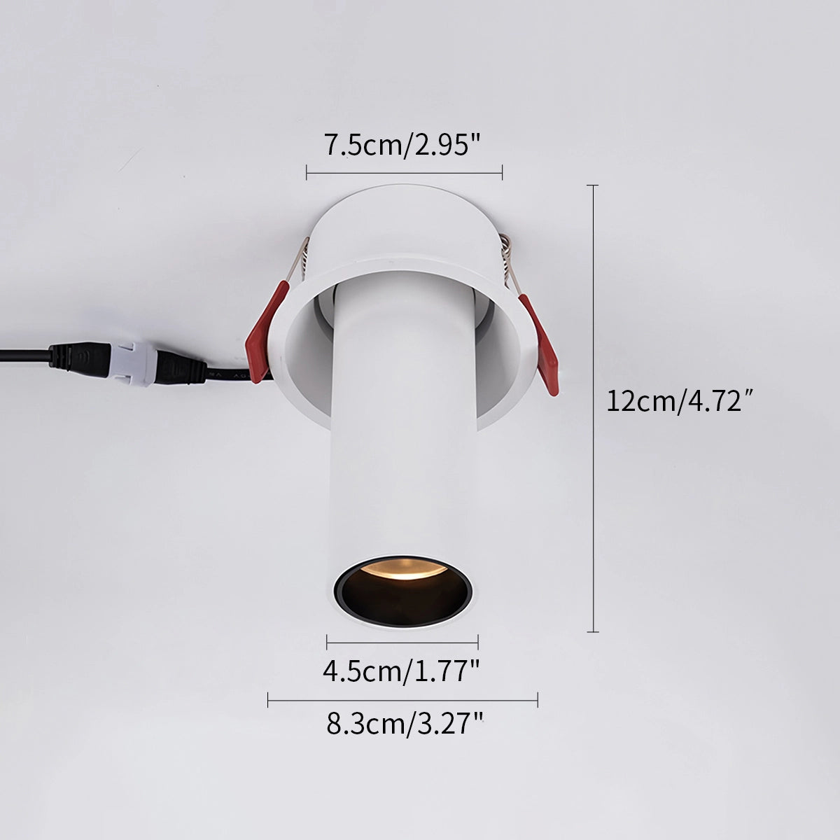 Antizer Modern Embedded Long Tube Ceiling Spotlight