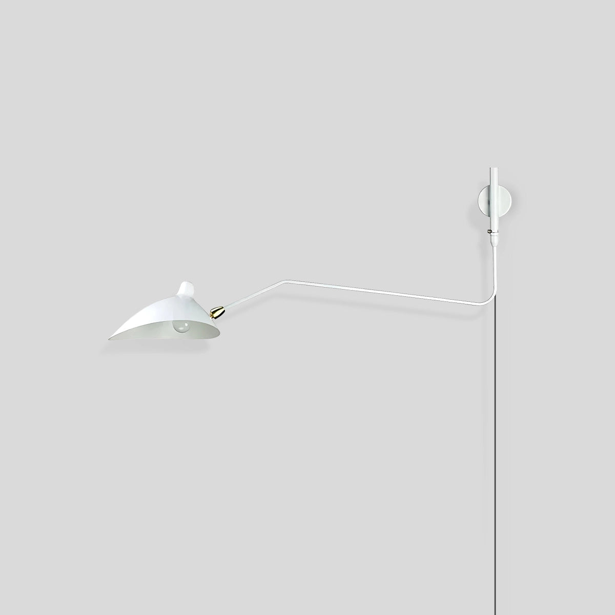 Antizer Two Arm Plug In Wall Sconce for Bedroom