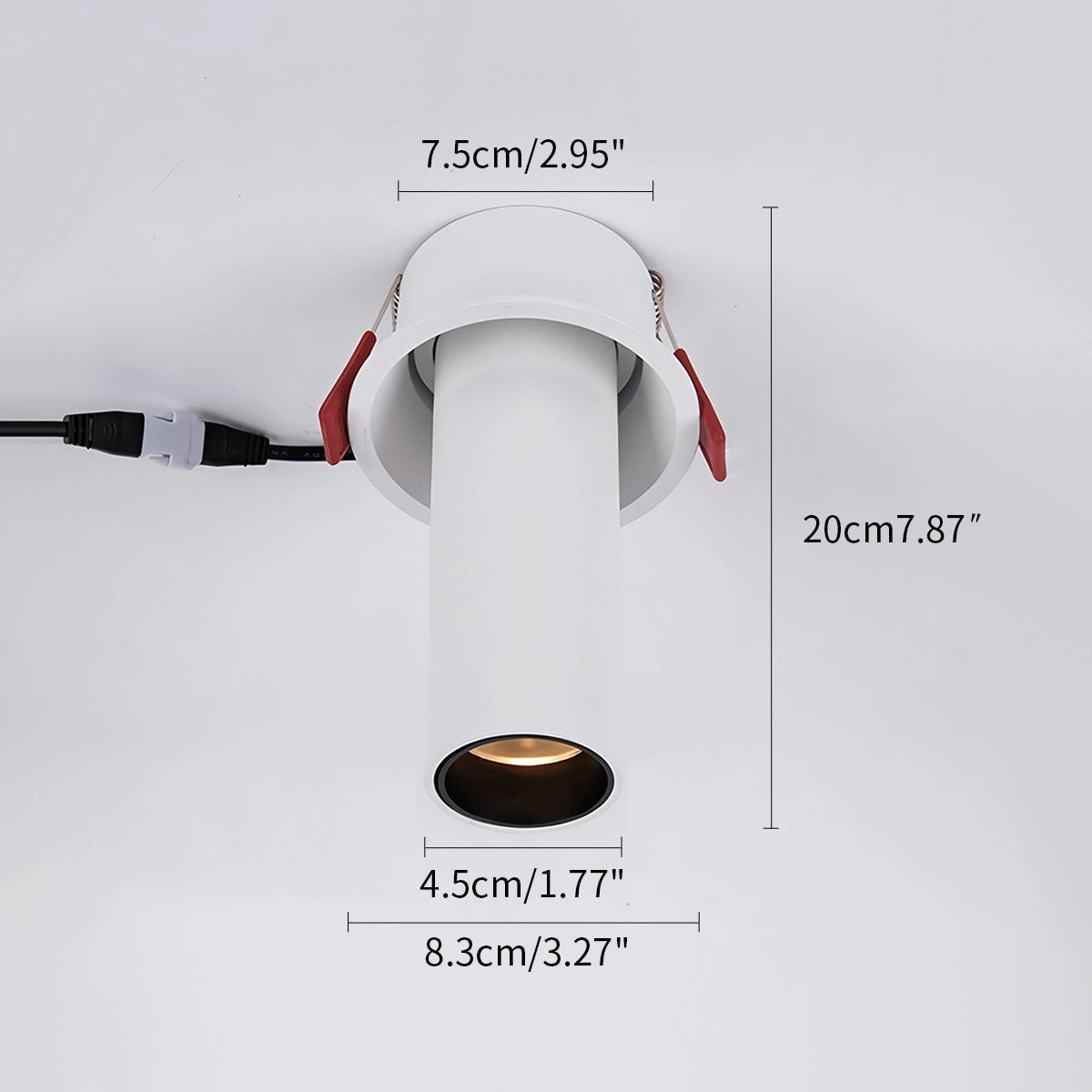 Antizer Modern Embedded Long Tube Ceiling Spotlight
