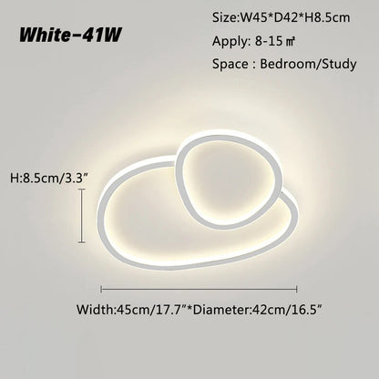 Antizer Creative Ring Ceiling Light for Living Room