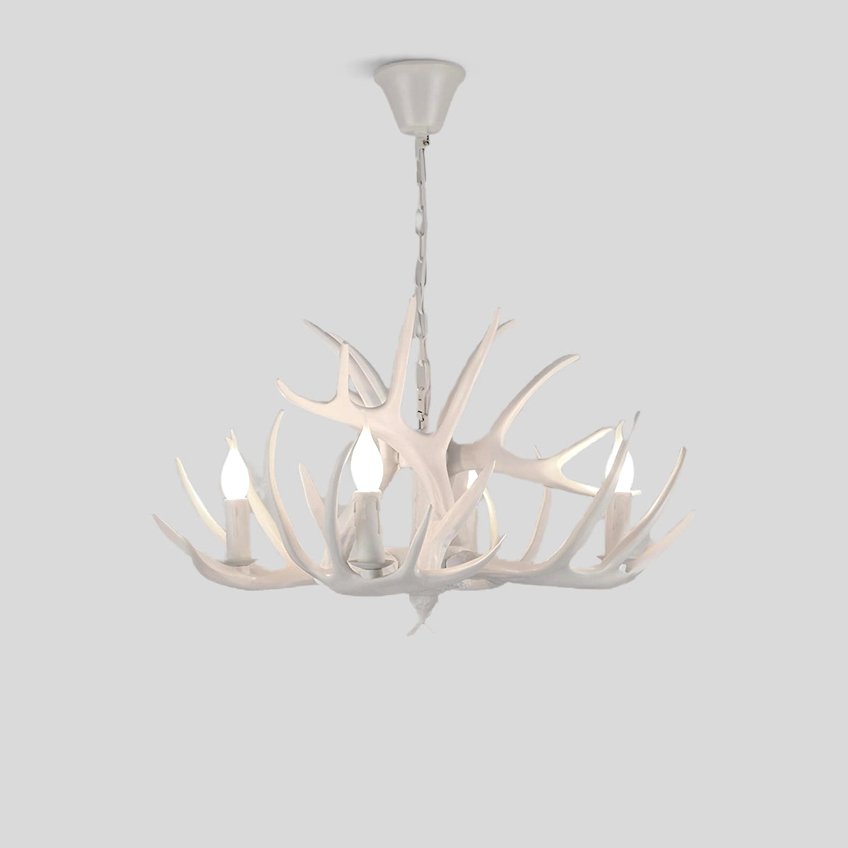 Antizer Antler Shape Resin Chandelier for Living Room
