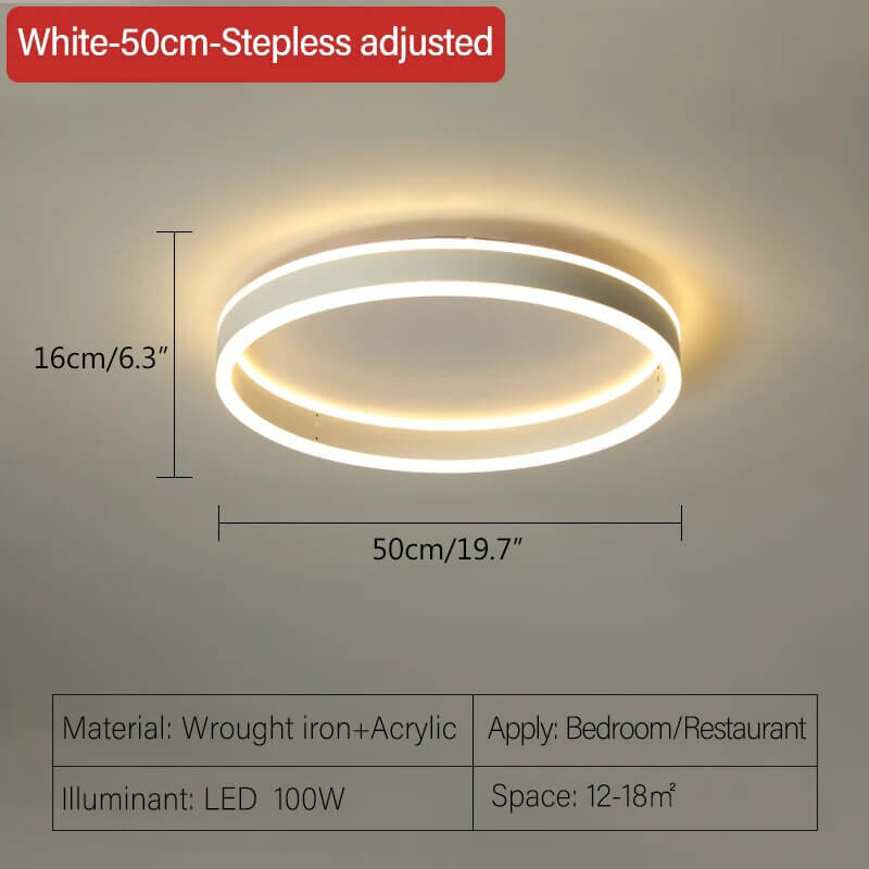 Antizer Simple Modern Round Ceiling Light