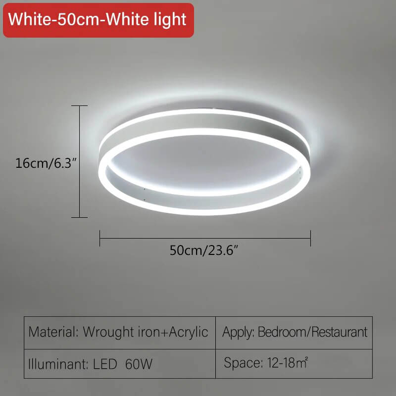 Antizer Simple Modern Round Ceiling Light