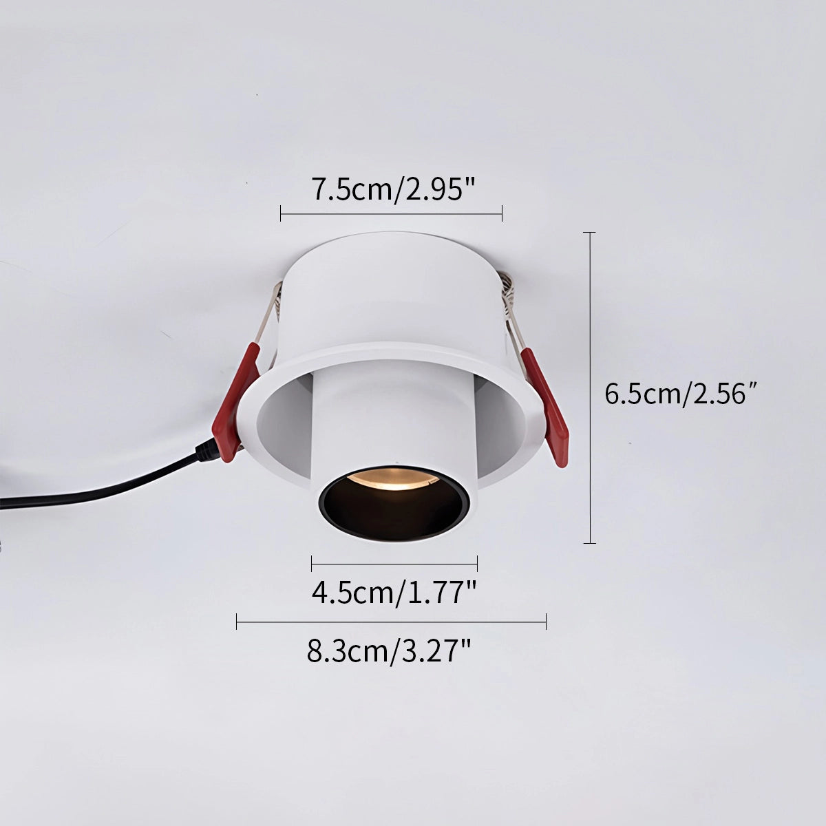 Antizer Modern Embedded Long Tube Ceiling Spotlight