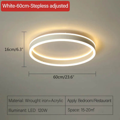 Antizer Simple Modern Round Ceiling Light