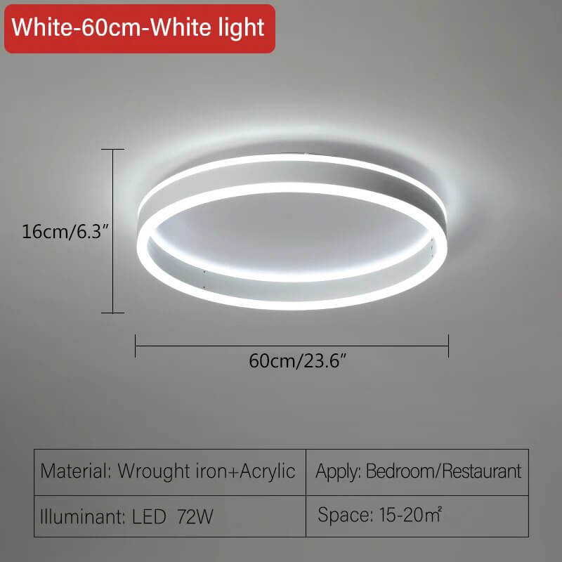 Antizer Simple Modern Round Ceiling Light