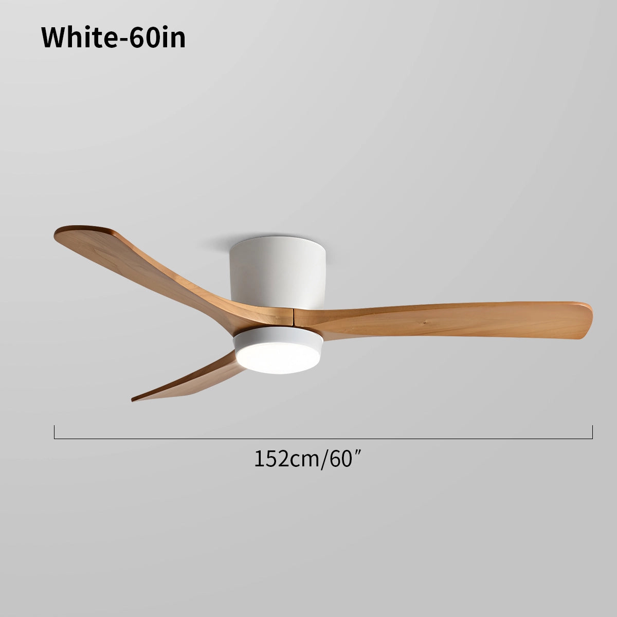 Antizer Large Low Profile Ceiling Fan with Light