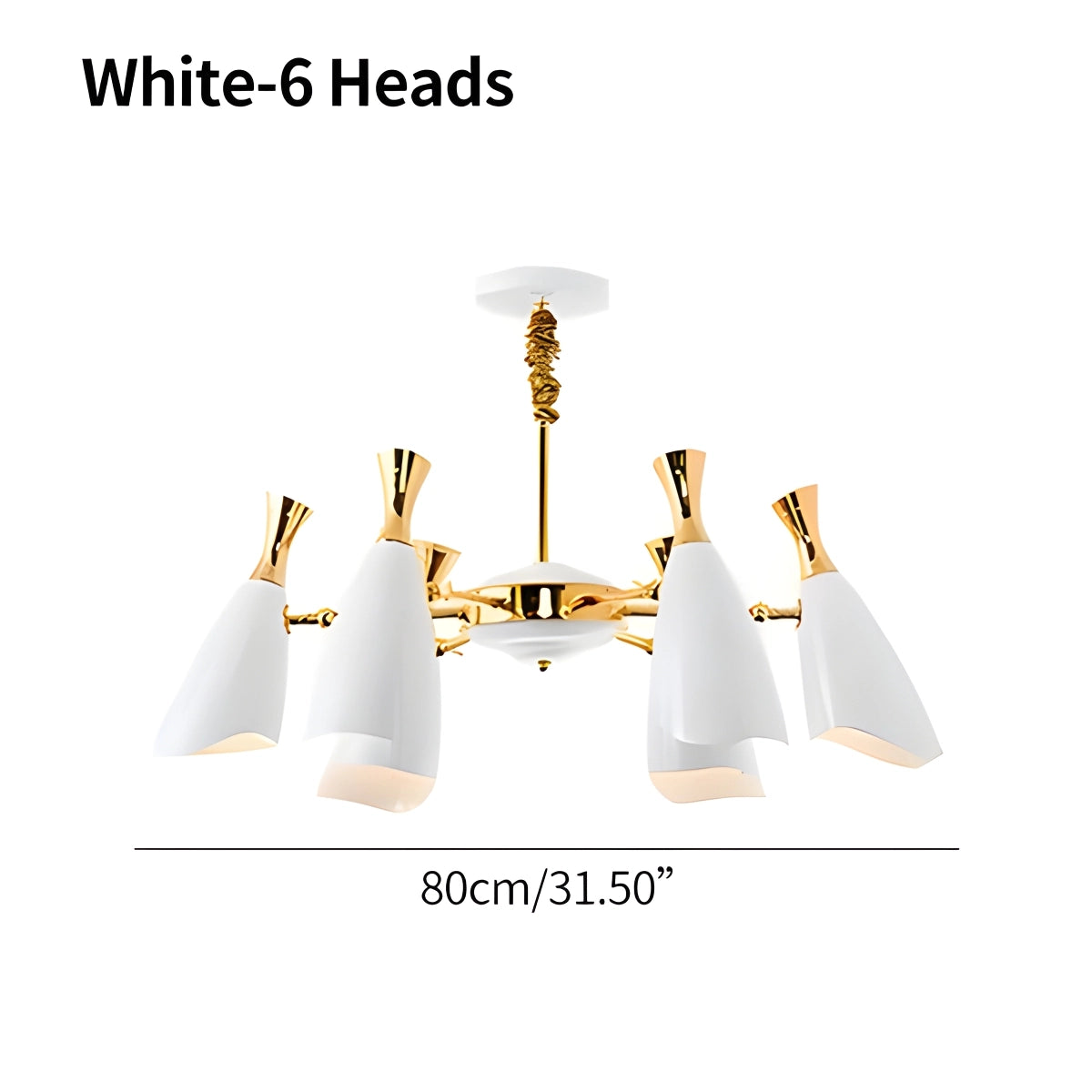Antizer Nordic Postmodern Trumpet Chandelier