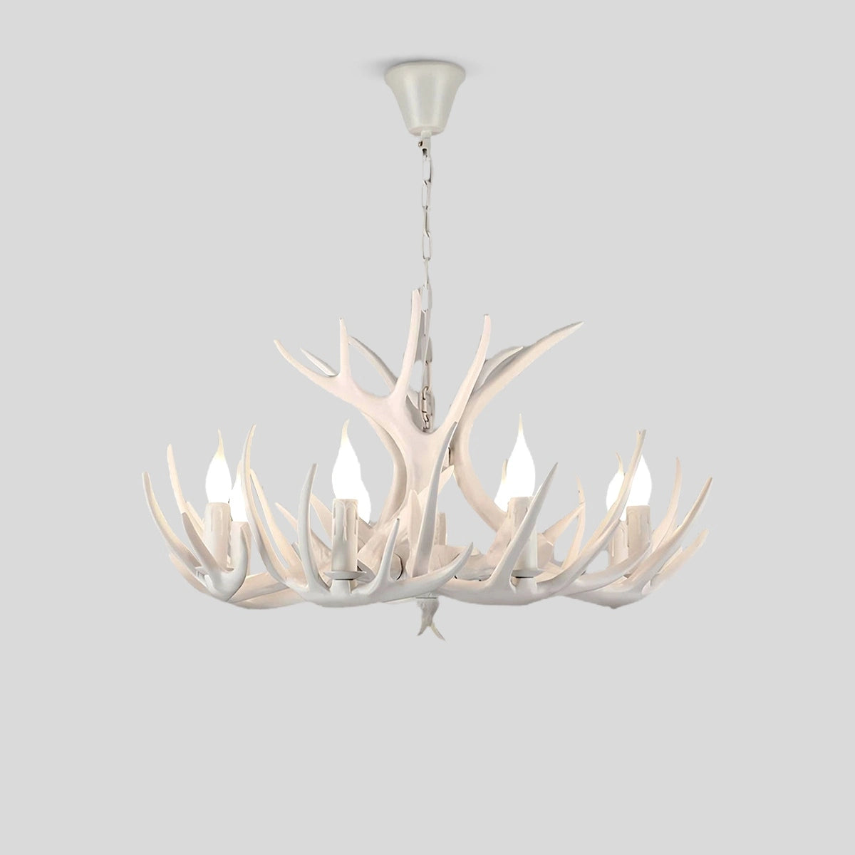 Antizer Antler Shape Resin Chandelier for Living Room
