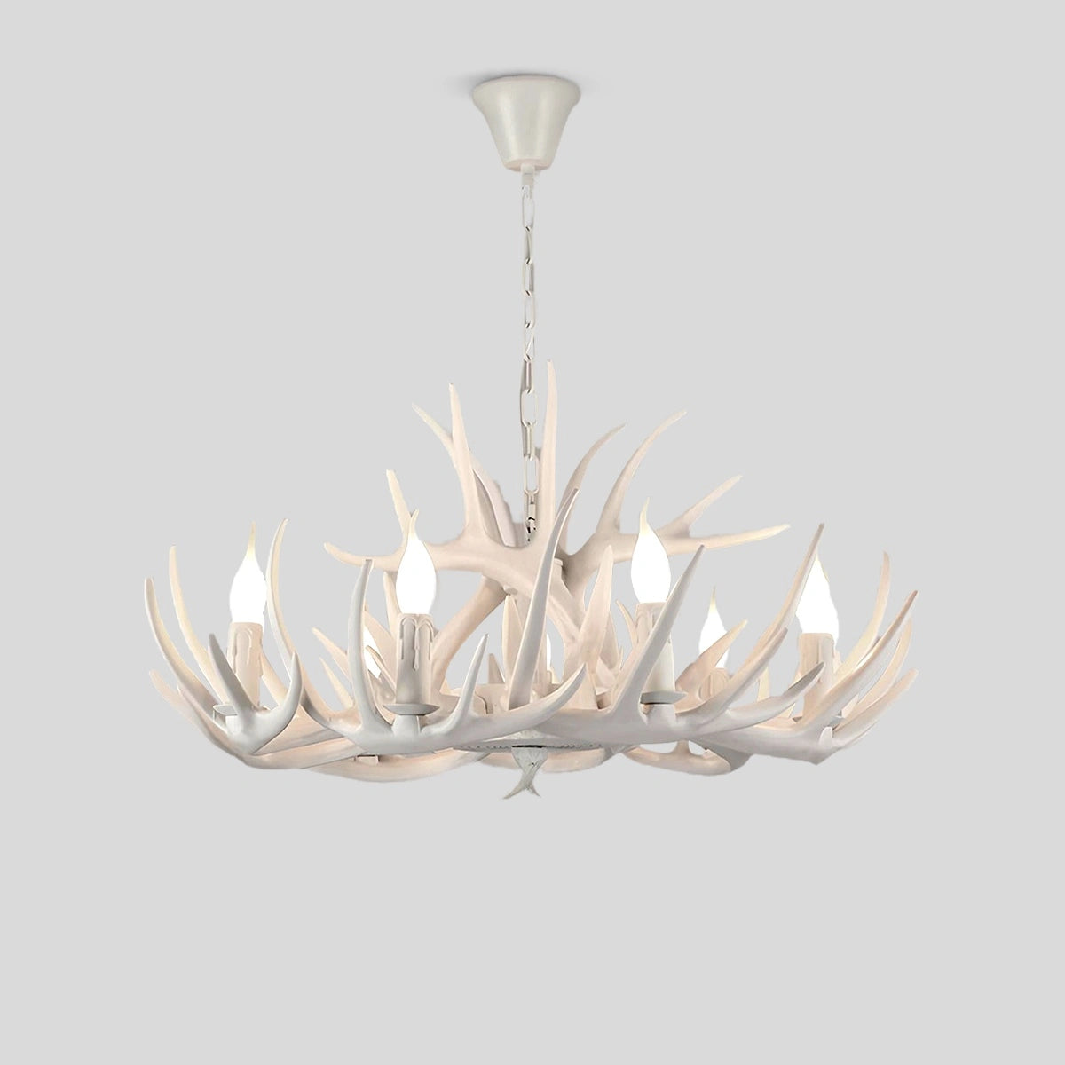 Antizer Antler Shape Resin Chandelier for Living Room